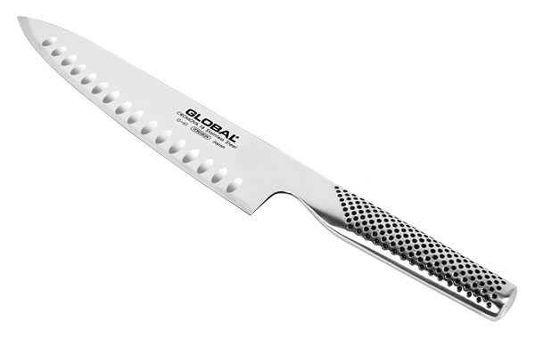 סכין שף חריצים 20 ס"מ  GLOBAL - g/77